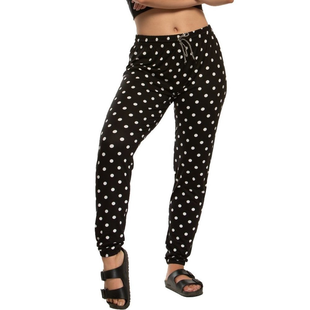 New Jolyn Polka Dot Lounge pj soft jogger pants